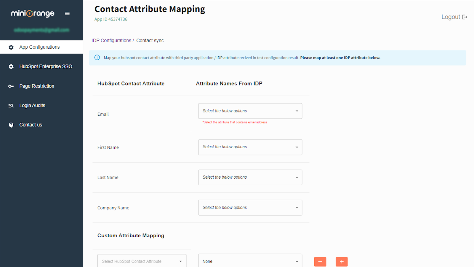 Sync Contacts to your HubSpot CRM on SSO | Capture Leads