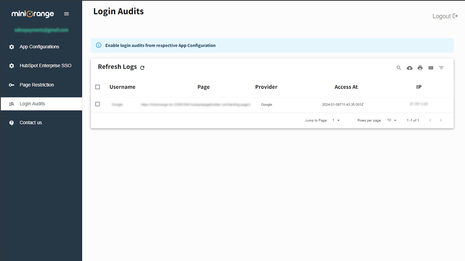 SSO Login Audit | Visitor Tracking on SSO